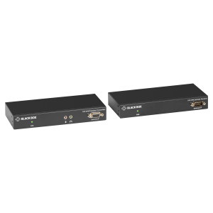 Black Box KVXLC-100-R2 KVM Extender Kit over CATx - Single-Head, DVI-D, USB 2.0, Audio, Serial, Local Video Out